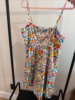 Hutch White Multicolor Fruit & Floral Romper